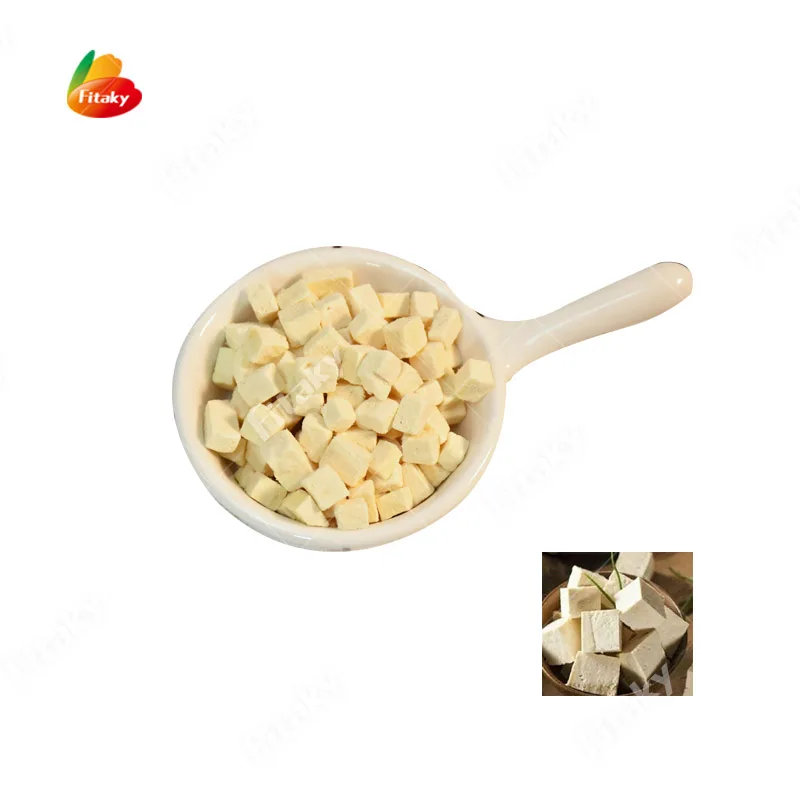 Bulk Export Dried Tofu Cube Freeze Dried Natural Tofu Cube