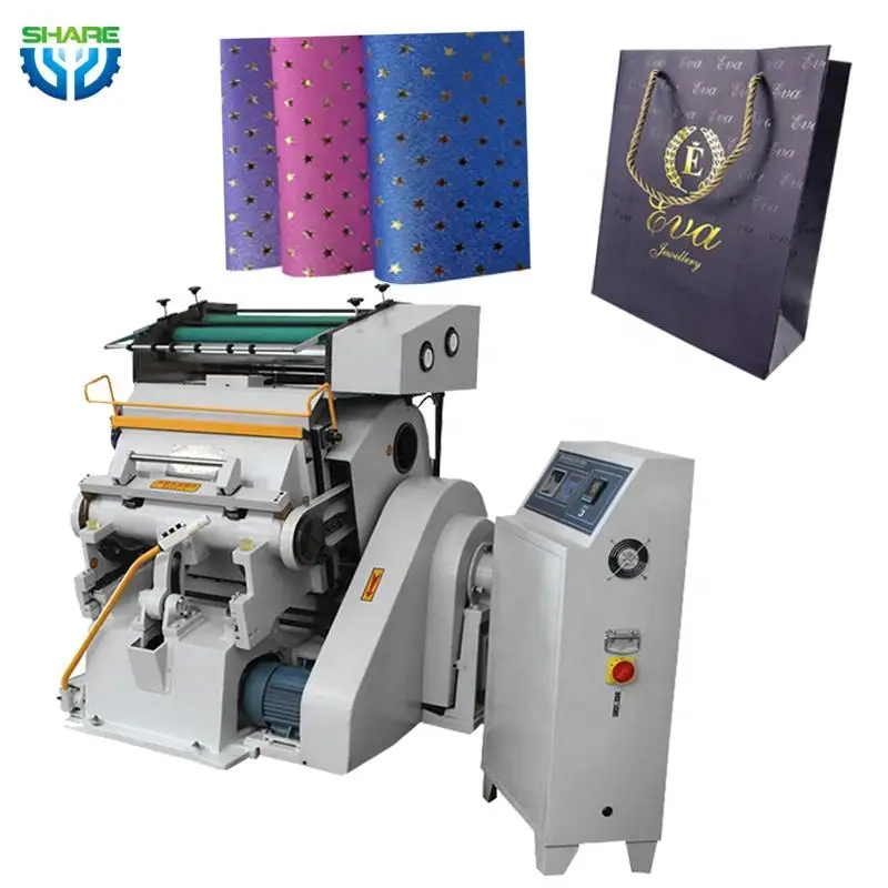 Автоматическая машина для горячей штамповки фольги обложки книги гидравлическая резки