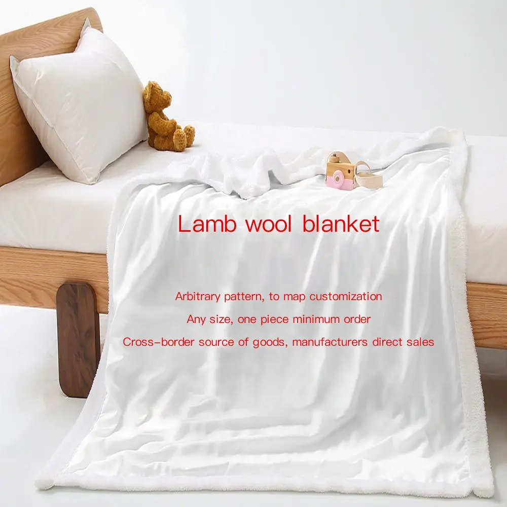 Children Baby Luxury Faux Fur Throw Blanket Lunch Break Custom Throw Blanket Summer Fleece Throw Blanket For Couch Bed And Sofa