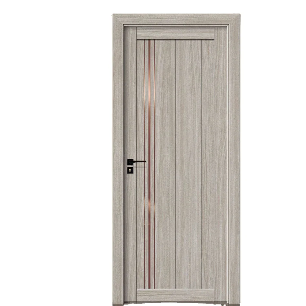Hotel house modern interior room water proof door design waterproof wpc solid wooden doors for sale