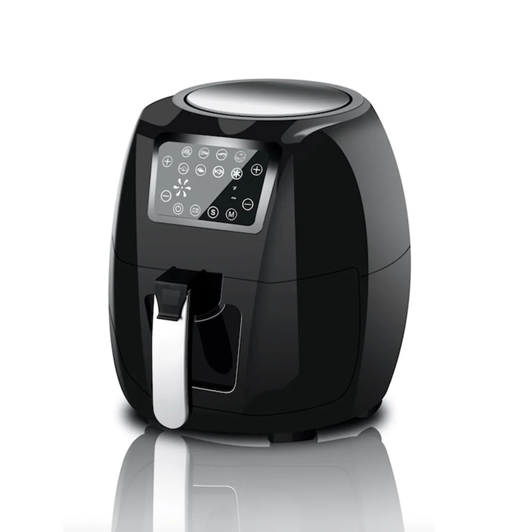 Family Size Air Fryer 5.5L 7 in 1 Digital Air fryer Recipe Books Upgraded Full Touch Screen 1800W air fryer