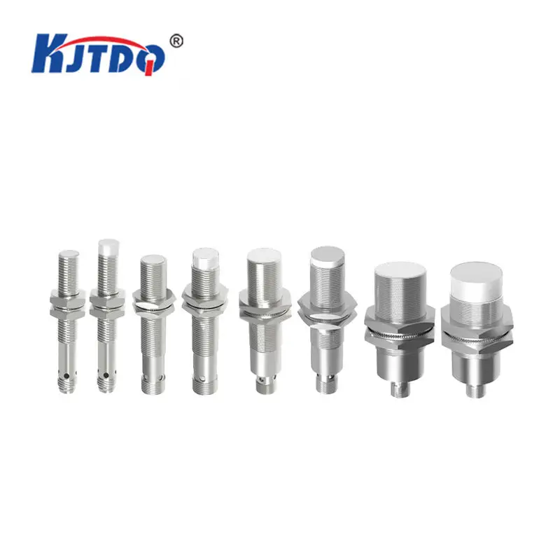 KJT High Temperature Cylindrical Type Connector Cable Inductive Proximity Position Sensors Inductance Switch