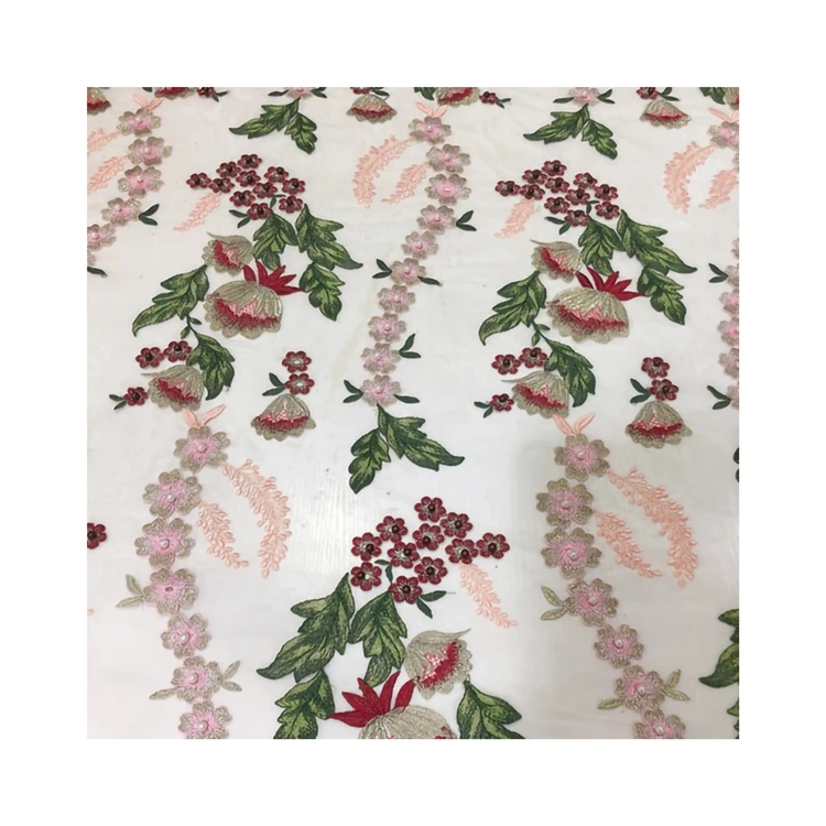 Low Price Embroidery Tulle Plain Lace Polyester Coiling Fabric for Special Occasions