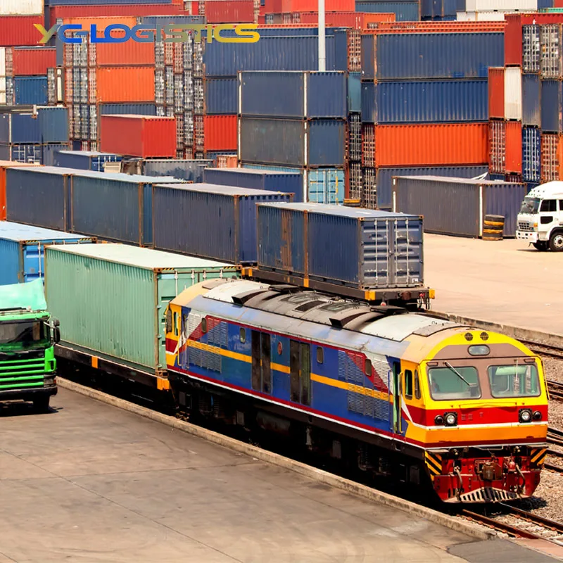 railway shipping agent FBA DDP service fast train shipping China to netherlands Romania Bulgaria italy railway freight