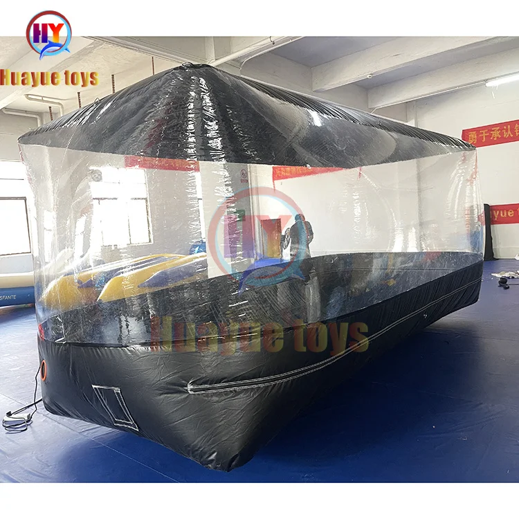 High Quality Durable Material Made for PVC Tarpaulin Inflatable Car Cover Bubble Tent for Car Shelter