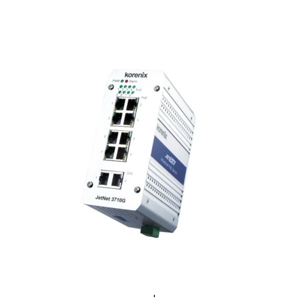 Промышленный выключатель 8 + 2 GbE Korenix JetNet