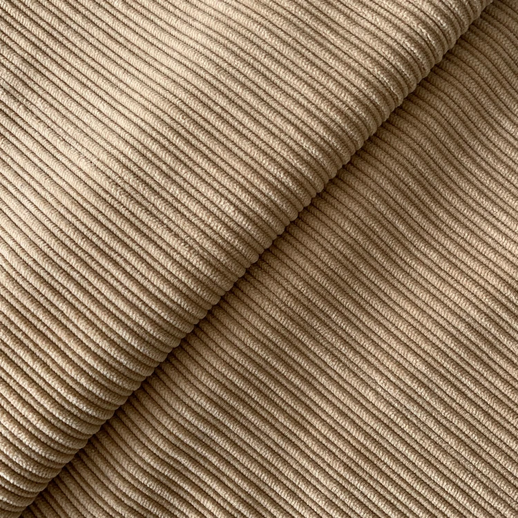 High Quality 100% thick polyester velvet Corduroy fabrics for clothes
