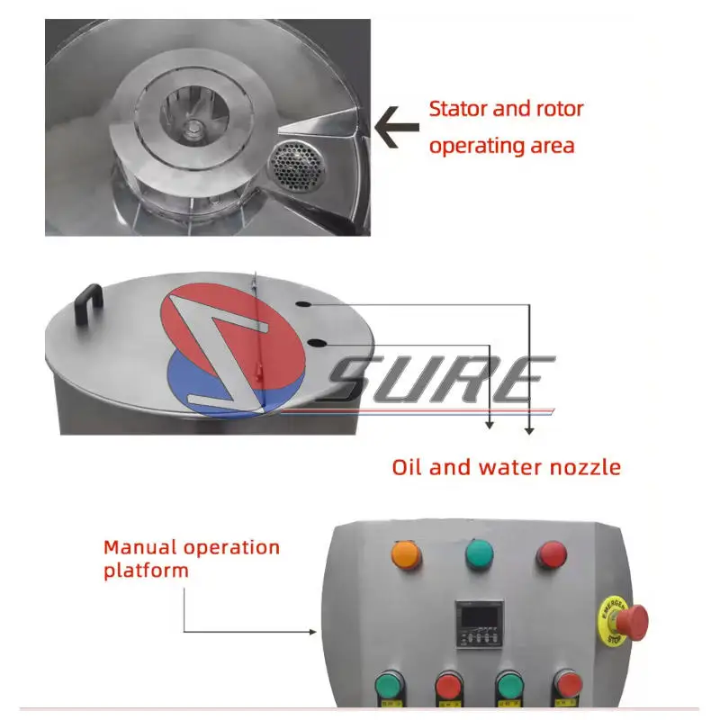 High Quality Vacuum Homogenizing Emulsifier Mixer Emulsifying Machinery