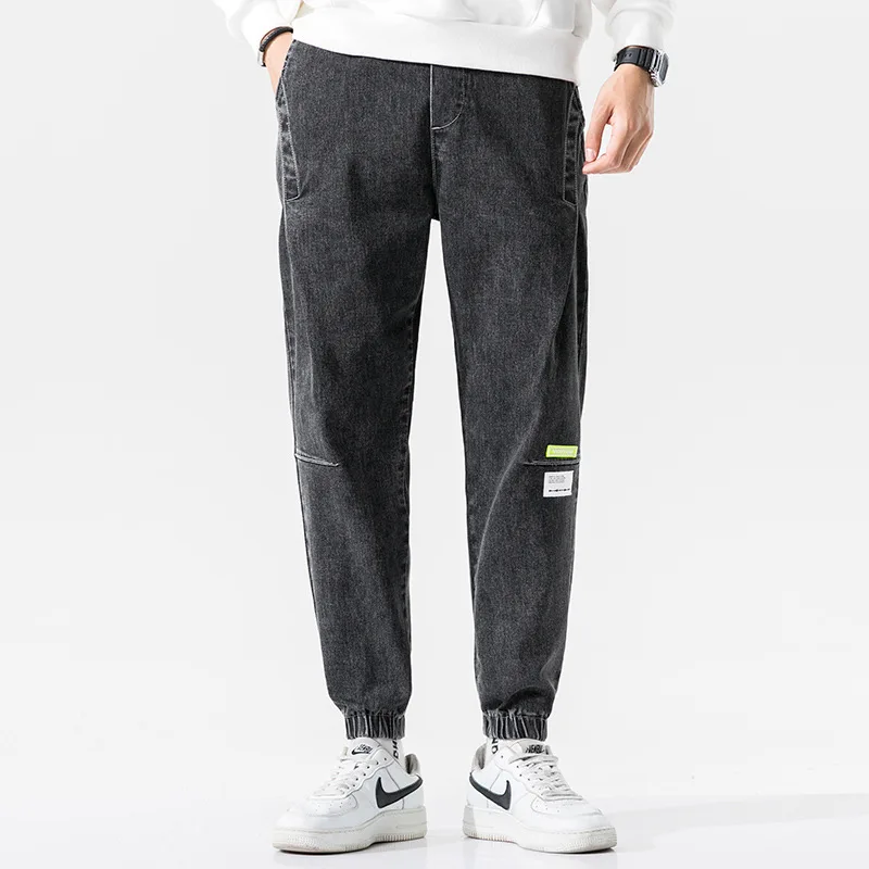 Lunan Clothing | han edition of new fund of 2020 autumn daily teenagers loose black cowboy pants wholesale spot