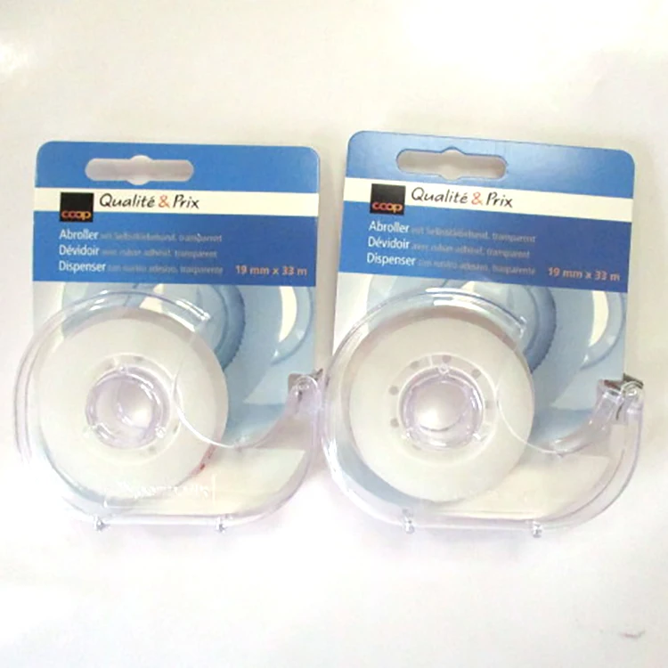 2022 wholesale high quality Clear adhesive tape for office&school use Bopp strong sticky stationery tape