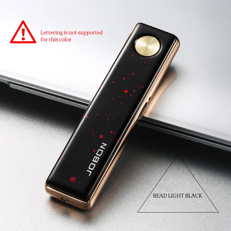  Винтажная металлическая зажигалка JOBON оптовая продажа для сигарет Электронная электрическая перезаряжаемая USB индивидуальный
