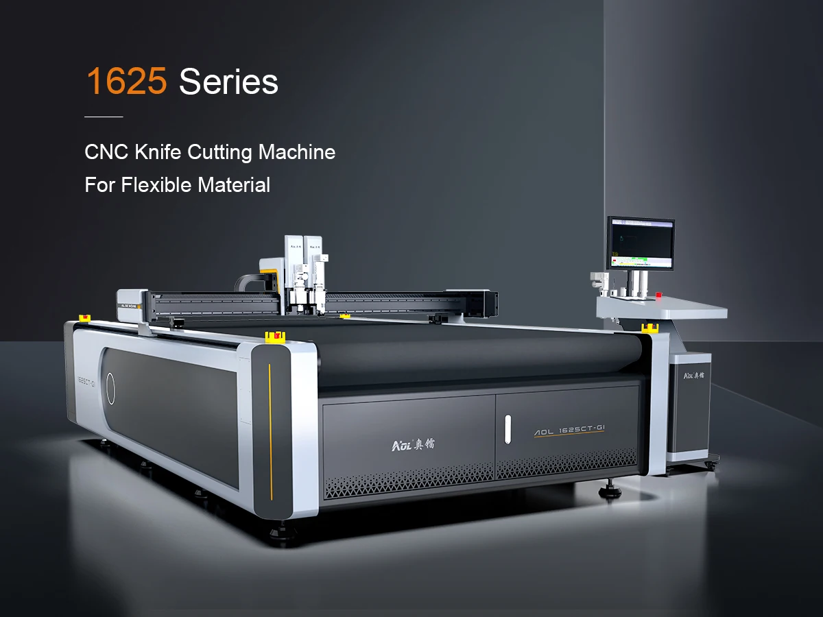 AOL corrugated card dental decal maker paper acrylic automatic cut machine