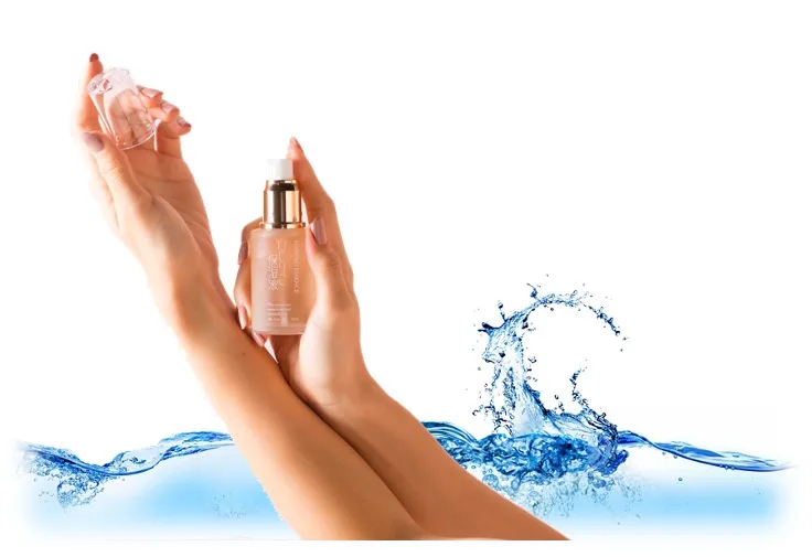 HIJIRIKO 45ml wholesale skin care face serum with hyaluronan and Scutellaria Baicalensis root extract