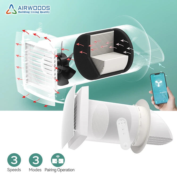Small Erv Small Air Exchanger Fresh Air System For Home