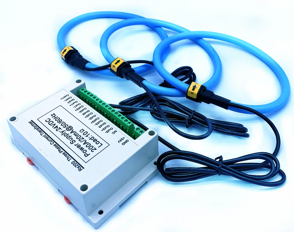 Factory Direct Sale Three Phase RS485 Solar Rogowski Coil Energy Meter flexible current transformer