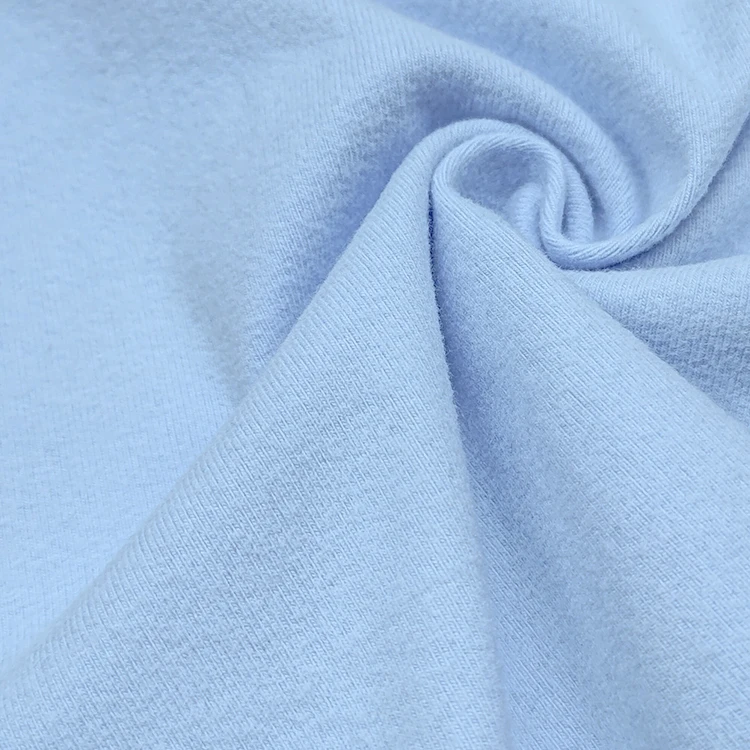 Hot Sale Stretch Knitted Ribbed Cotton Fabric For Kids, Soft Hand Feel Solid Bamboo 1*1 Rib Fabric/