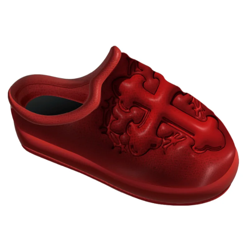 2024 Hot Sale Fashion Custom Support Slippers Unisex Super Chunky Upper Sandal Men Custom Mule Shoes