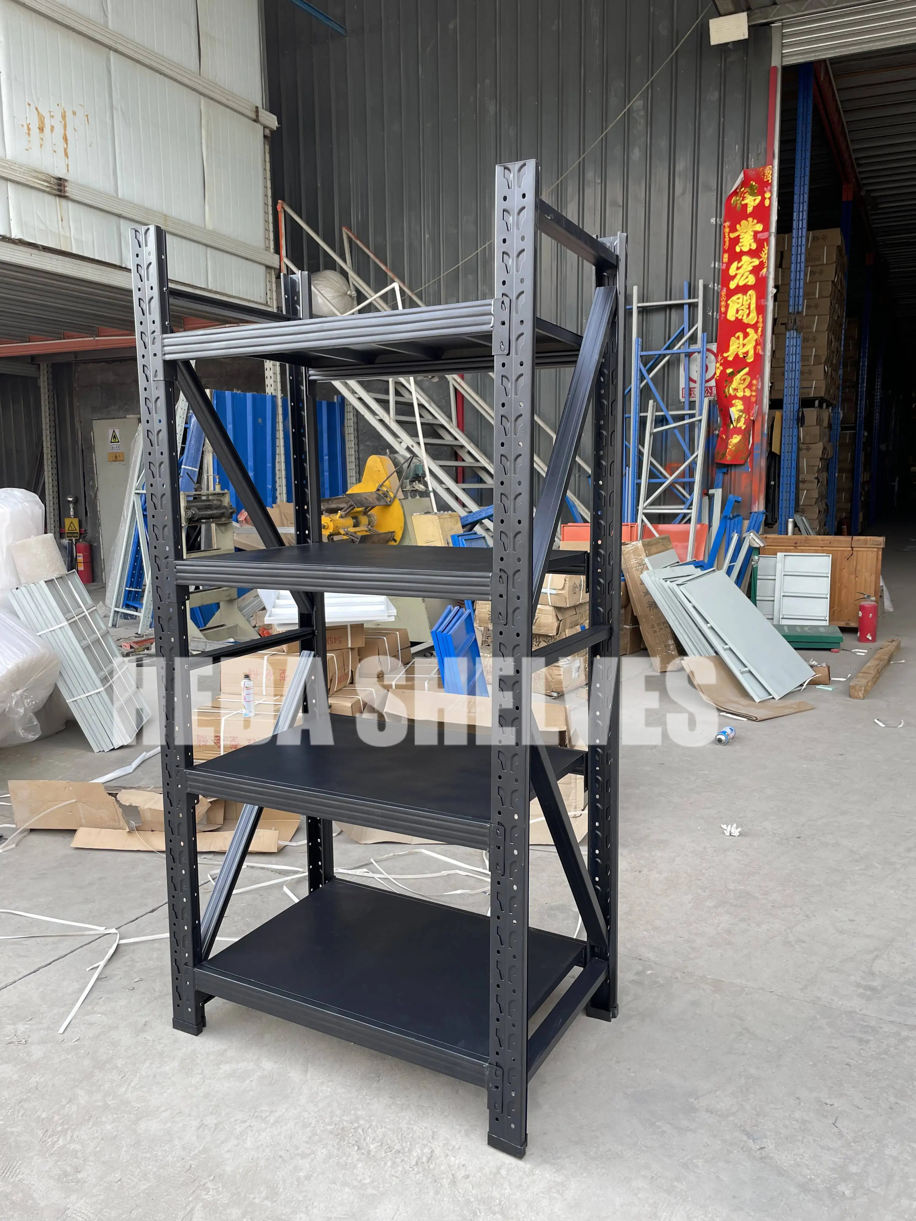 China supplier Medium duty warehouse rack Steel storage rack for factory
