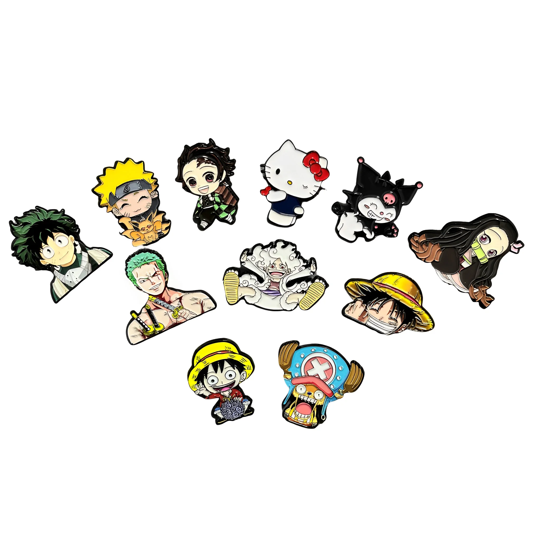 Enamel Lapel Pin Manufacturer Wholesale Custom Metal Anime Enamel Pin Badges Holder Accessories Plated Soft Lapel