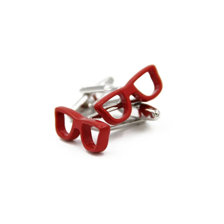 mini sunglasses frame playing cards cufflinks for men business shirt cuff link,custom cufflinks, pins, buckles, & corsage