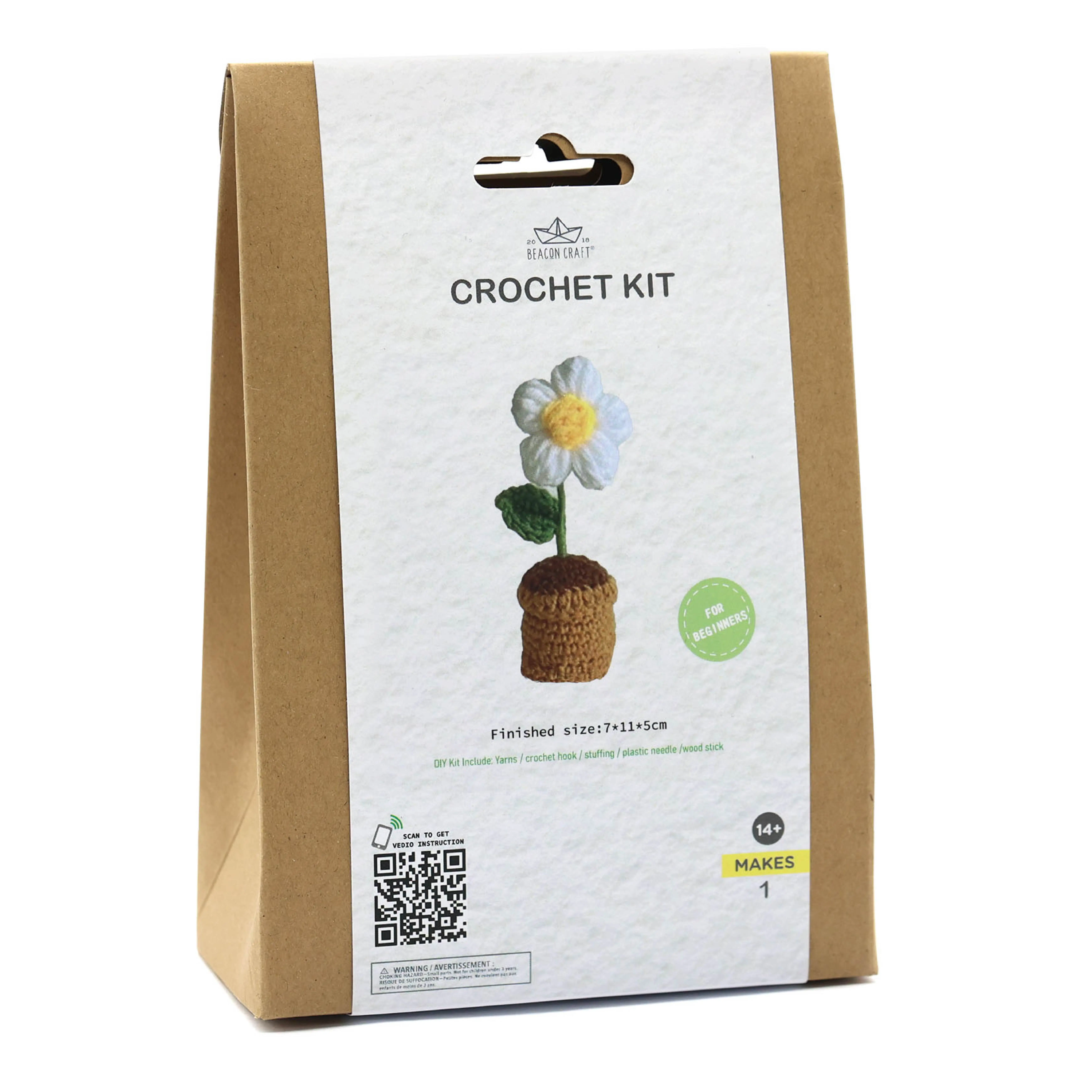 SUNFLOWER POTTED CROCHET KIT