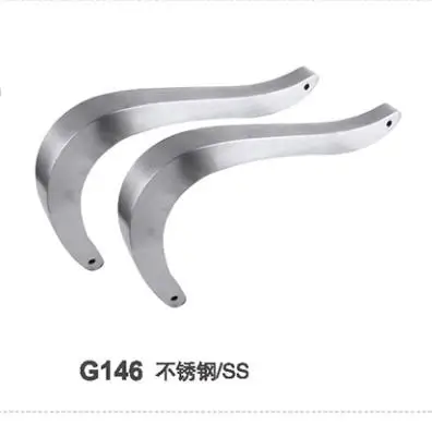 Wholesale Salon Chair Accessories Replacement Office Universal Armrest Stainless Steel Barber Chair Armrest Parts