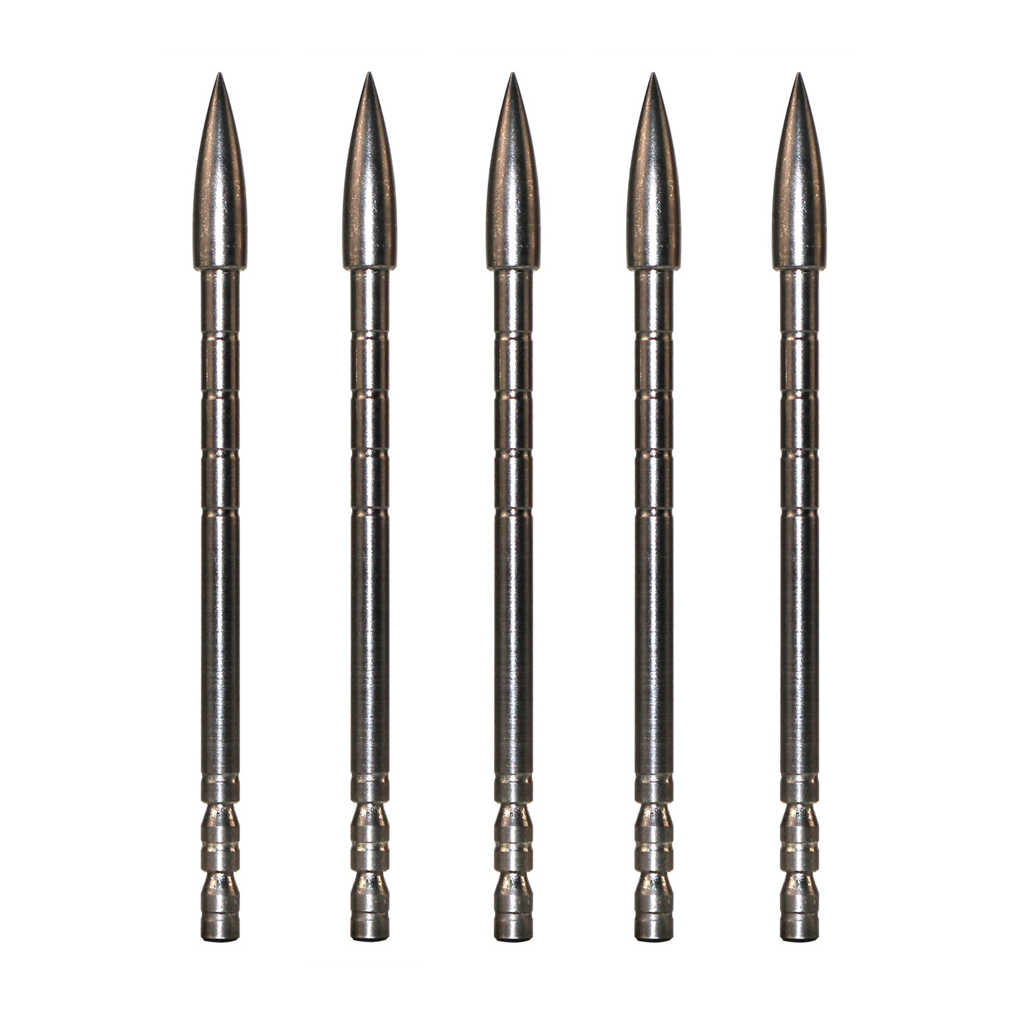 Archery Arrowheads 4.2mm ID High Precision Insert Broadheads Field Points for Hunting Arrows Fit Compound Recurve Bow