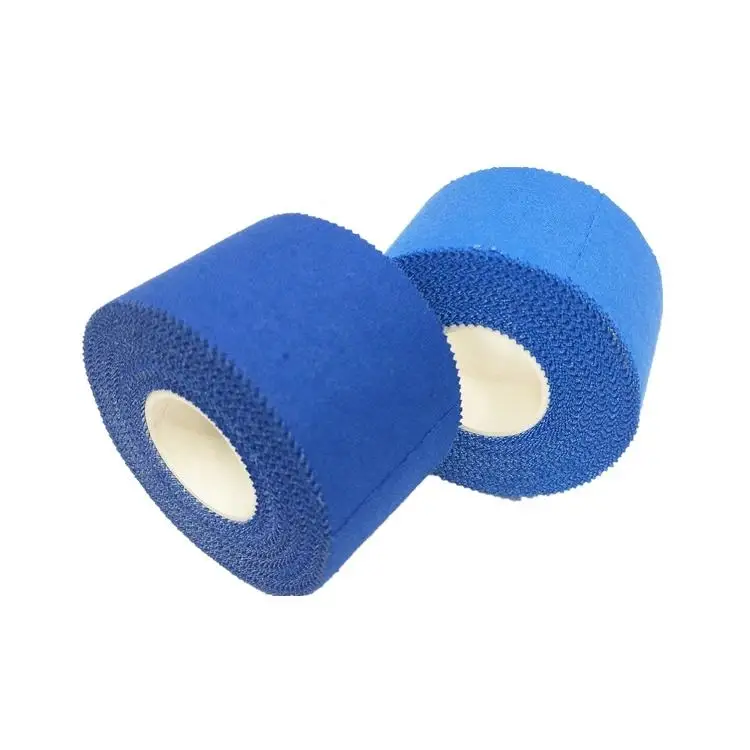 China Wholesale Elastic Adhesive  Cotton Material Breathable Non-Stretch Medical Strapping Sports Tape