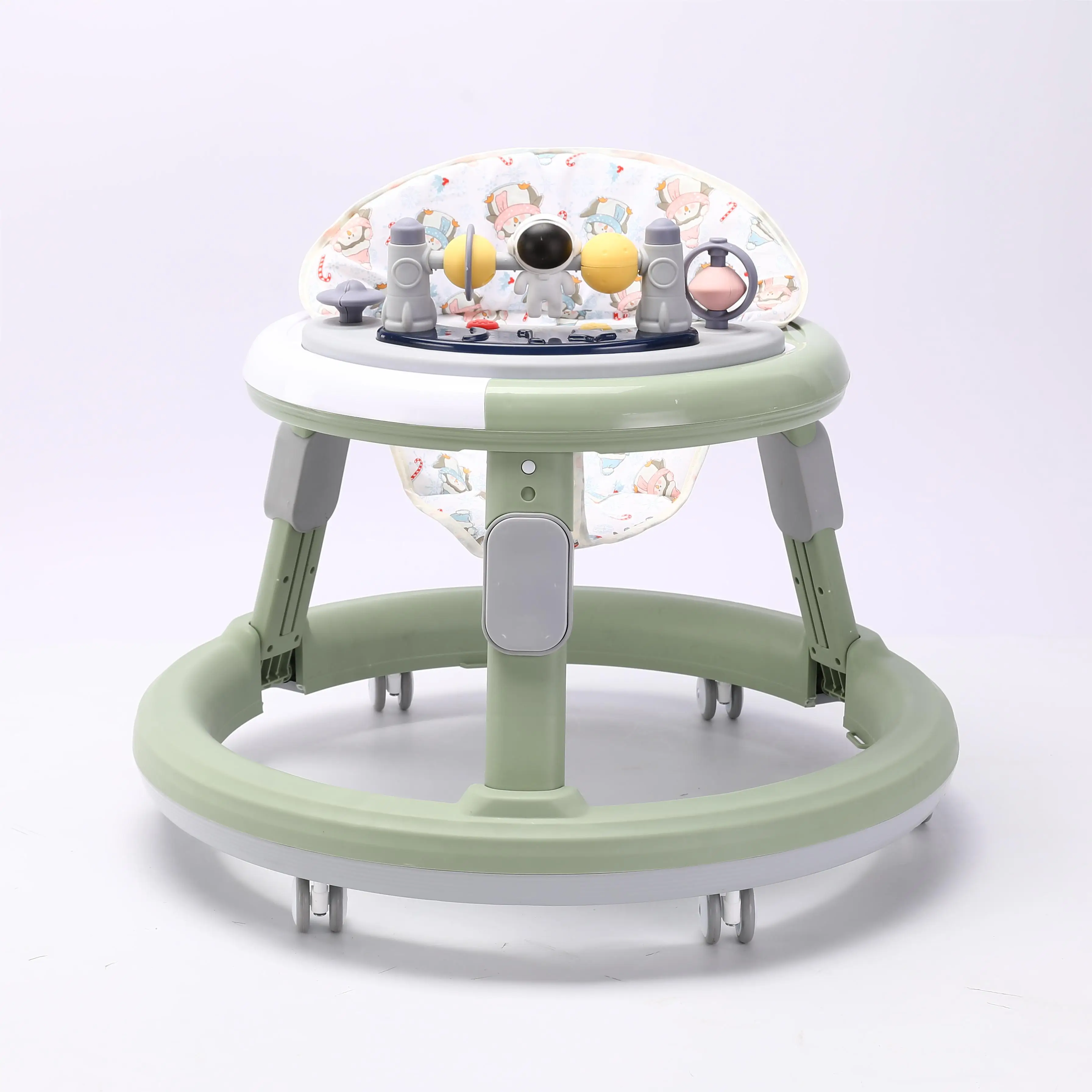 2024 new model high quality competitive price adjustable height foldable baby walker