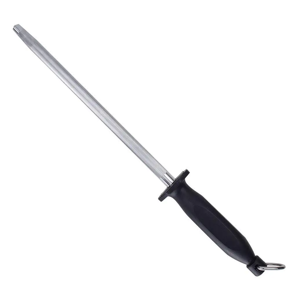 Custom Honing Kitchen Hot Sale Multifunction High Carbon Steel Knife Sharpening Rod 12 Inch