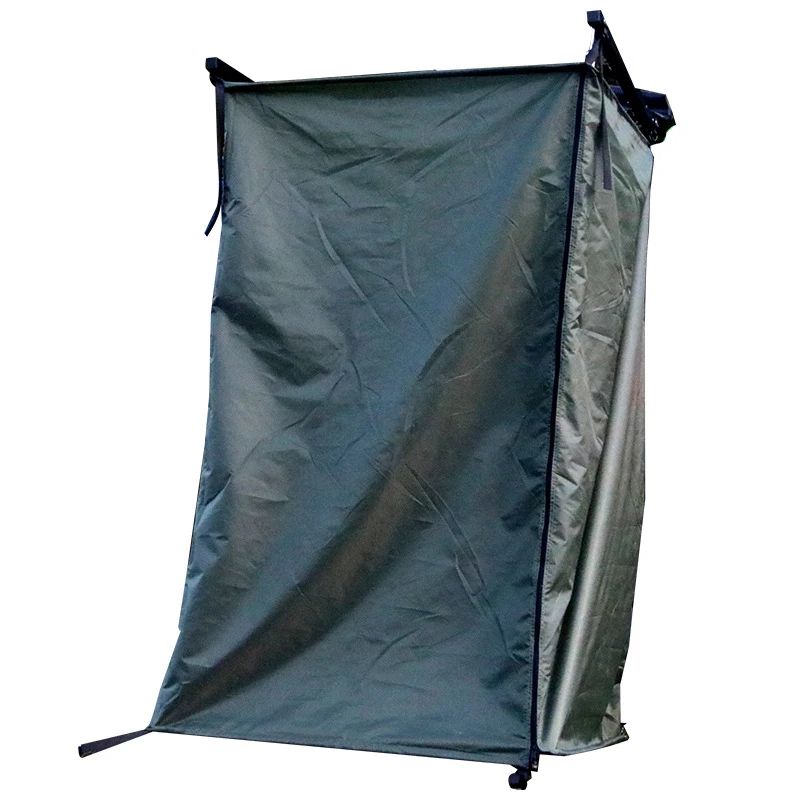 Outdoor 4X4 trailer camping car roof side dressing toilet shower tent with light