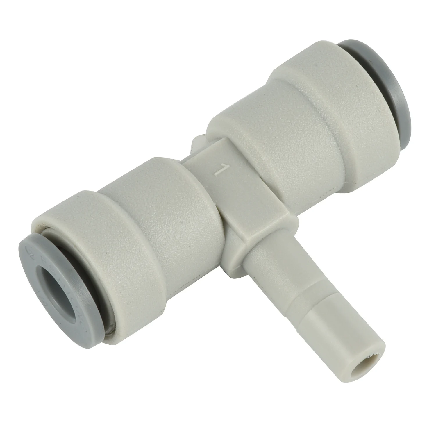 High quality RO 1/4 inch Tee plastic pipe quick connectors Joint Pipe Quick Release Fitting For Water Male Tee Adapter