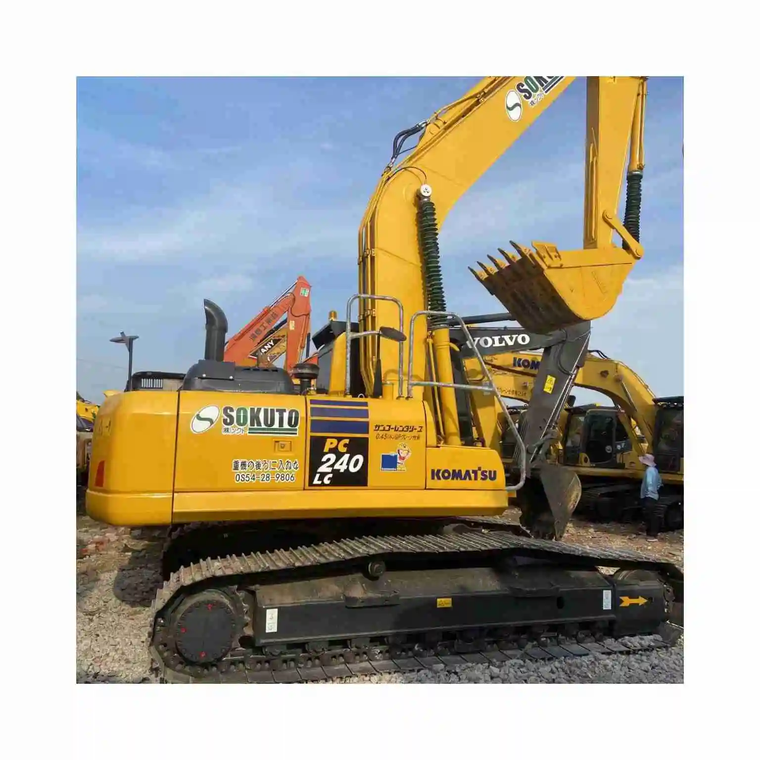 Ultra low price spot second-hand excavator KOMATSU PC220 22TON accessories complete