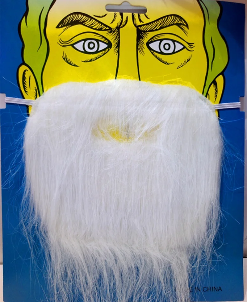 Halloween Party Costume Funny Full Thick Long False Beard Cosplay Pirate Carnival Dress Decoration Mustache