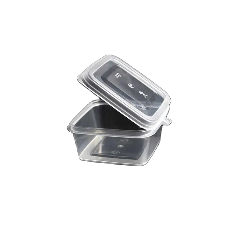 1 oz sauce cup plastic 25 ml deli pot with lid take-out sauce chutney ketchup restaurant