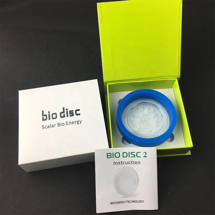 bio disc energized water quantun bio glass disc 2 . OEM logo