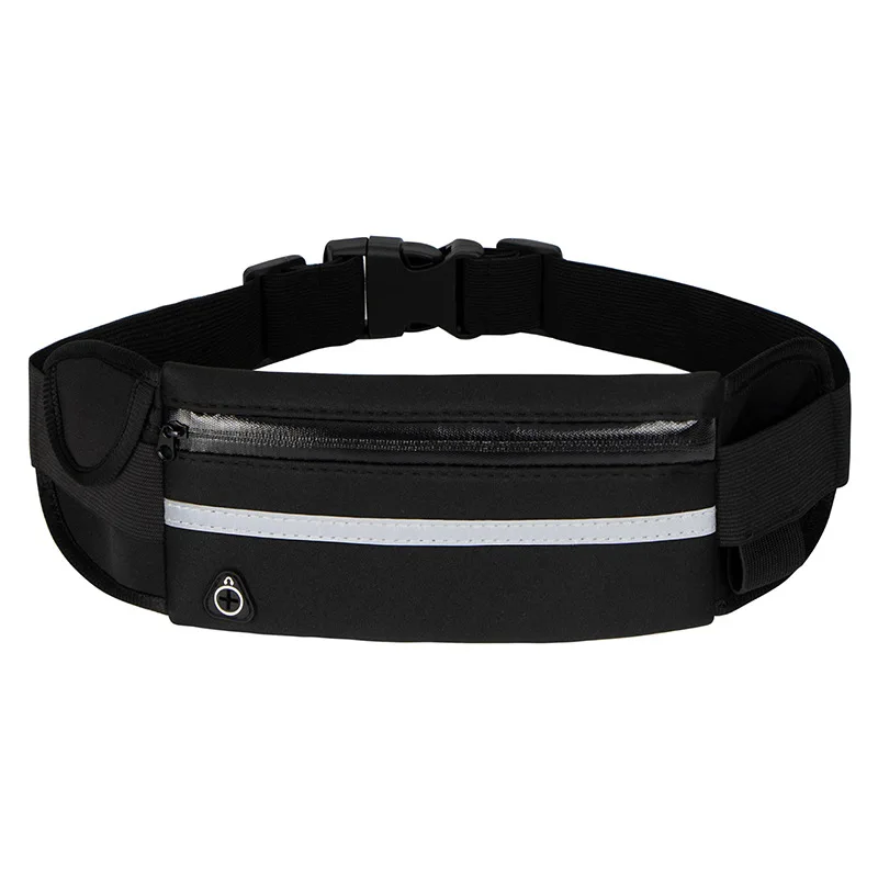 RUN Waterproof Sports waist zipper pack Running Belt Waist Packs Pouch Phone Holder Adjustable Waistband Bag Sports key Belt