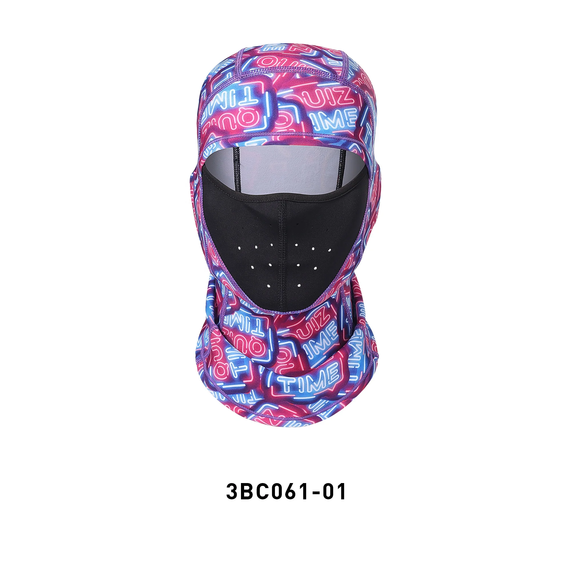 Qinglonglin Ski Mask Balaclava For Kid Windproof Sublimation Digital Mask Breathable Mesh Mouth Balaclava Ski Mask