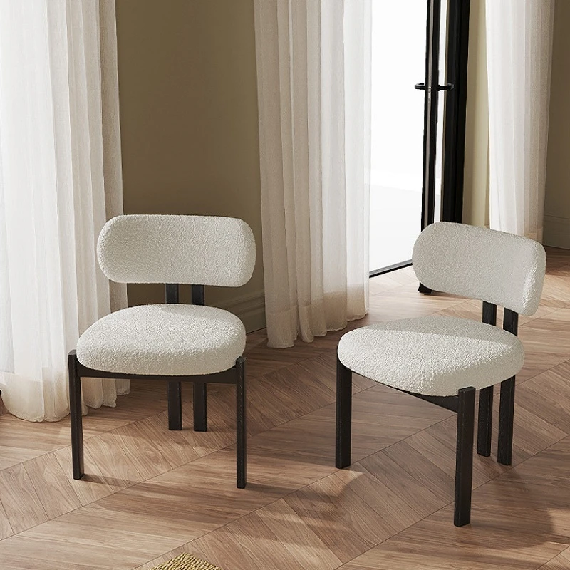 U-Best Solid Wood Dining Chair Home Desk Backrest Hotel Designer Retro Wabi Sabi Style Sillas Para Comedor Furniture