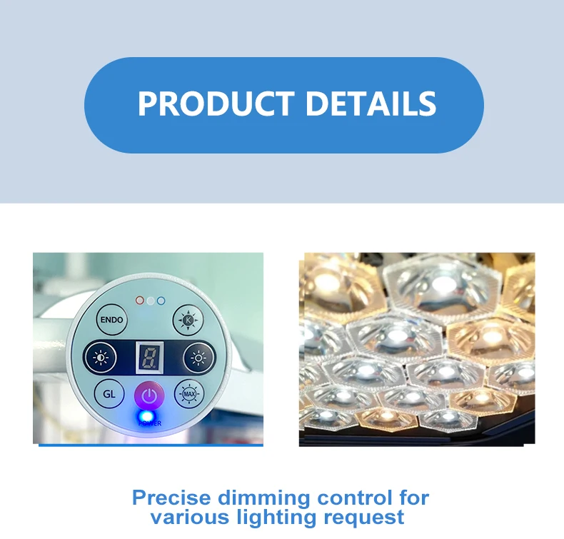 HFMED  Operated Lamp Led Room Outer Optic Operating Light Part Ot Cialitica With Camera System Shadowless Operation Scialitic