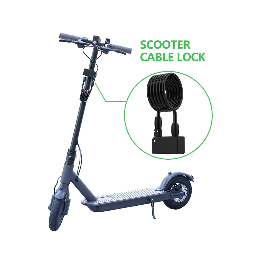 Indoor&outdoor IP66 Grade Waterproof  Powerful Anti-theft Anti Cutting Anti Disassembling Removing Alarm Smart Cable Lock