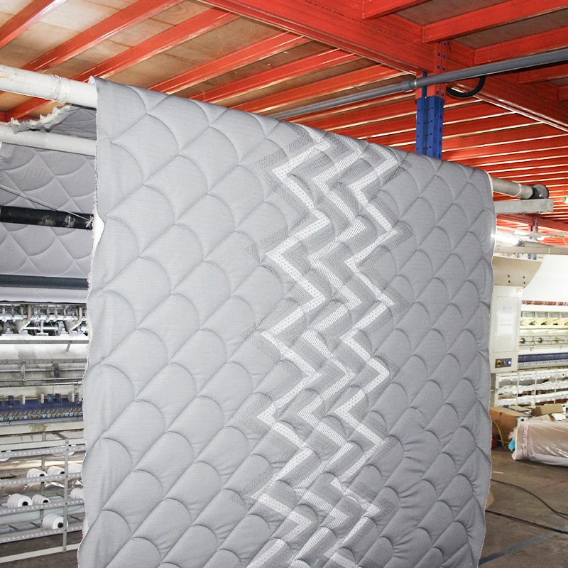 100% Polyester Ultrasonic Embossing Suede Fabric Quilted Sofa and Mattress Cover Durable and Comfortable