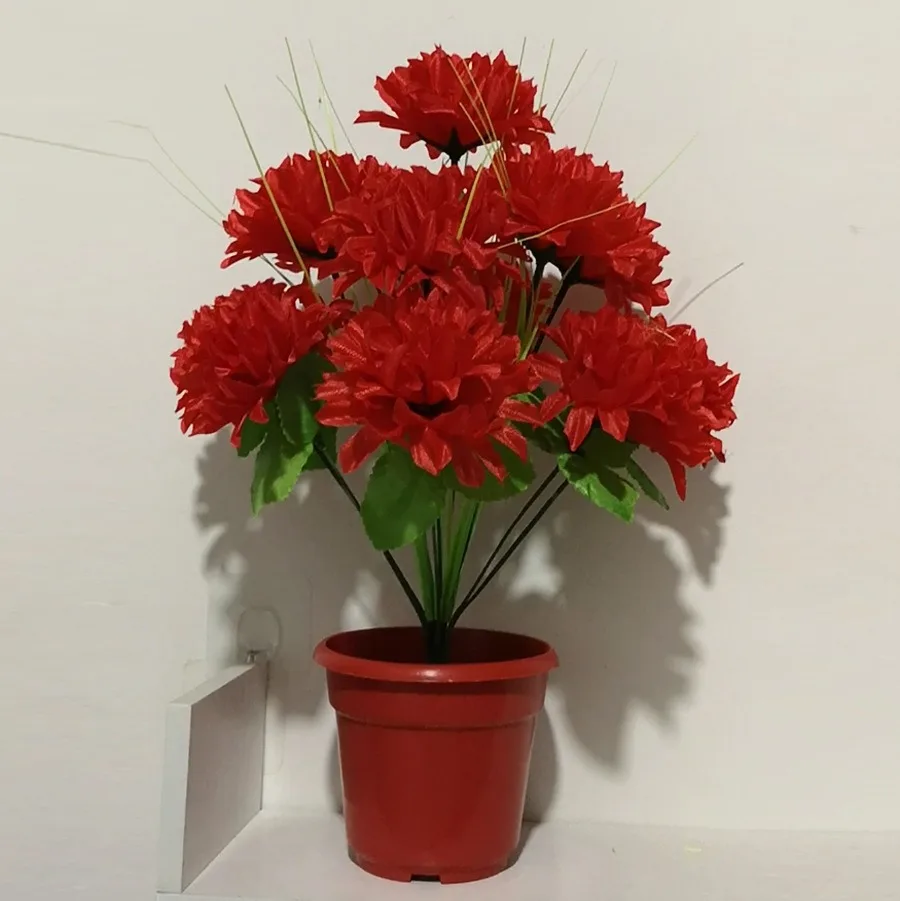 N127AF 39 см 12 головок производство китайской фабрики искусственные похоронные цветы для украшения