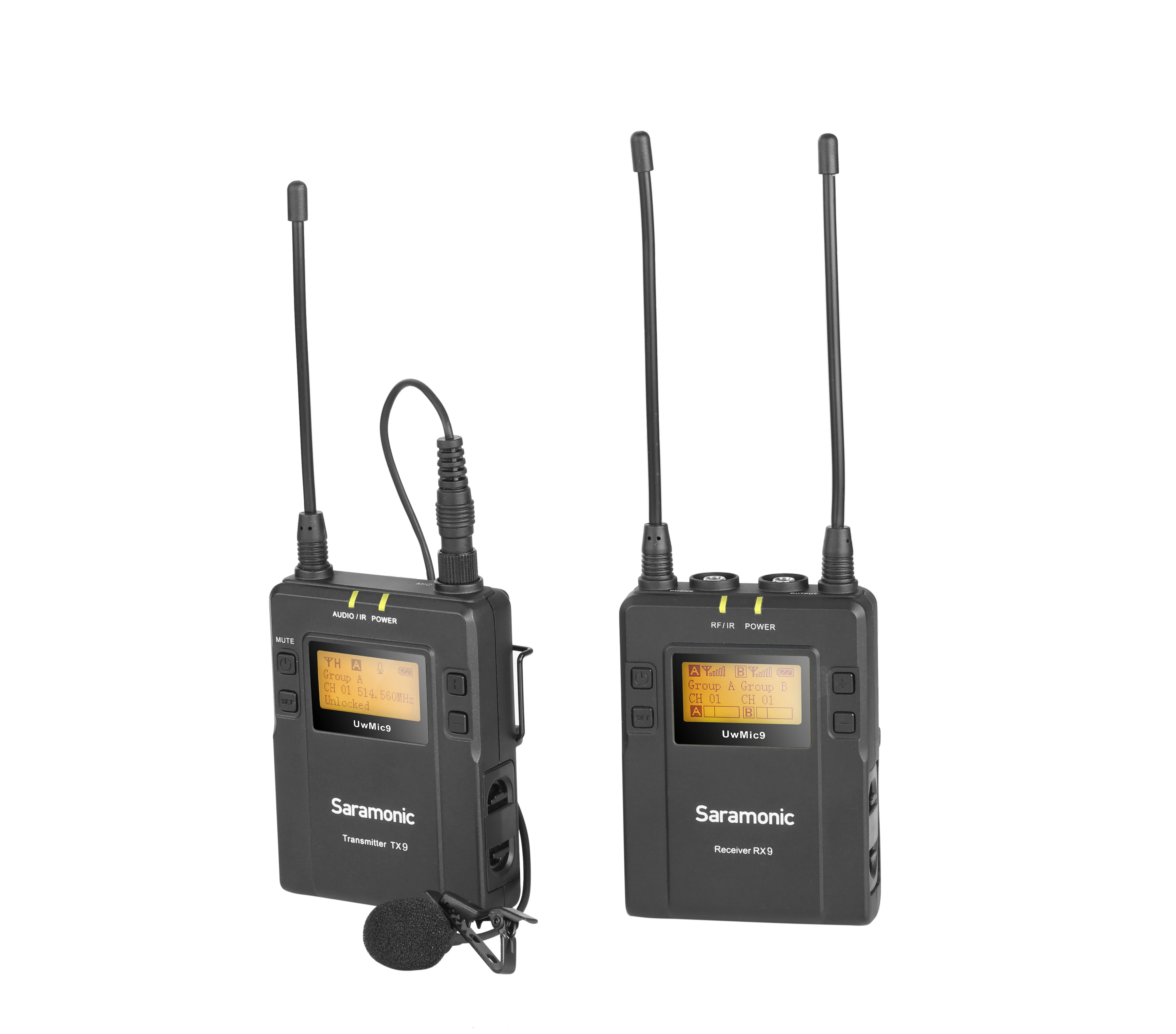 Saramonic UwMic9 Kit1 (TX9 + RX9) UHF беспроводной микрофон