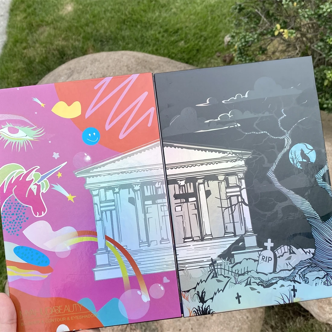 
Cross-border best-selling Europe and the United States multi color eye shadow pearlescent matte makeup artists stage COS folding 