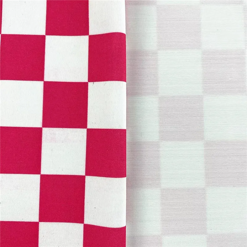 2022 New High Stretch Poly Knit Print Fabrics For Costume Swimming Gymnastic Cloth Suit Evening Dress  Dress Dance wear Fabrics