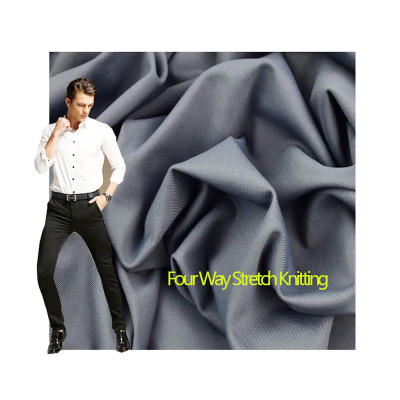 T/C65/35 14X10 150cm 255GSM 2/1 Twill OE/RS Yarn Quality Airjet Woven High Strength Solid Reactive Dyed Khaki Workwear Fabric