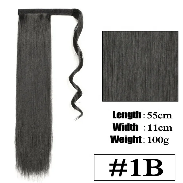 Long Curly Ponytail Natural hair extension Wrap On Clip Hair Ponytail Extensions for Women Blonde Black Horse Tail Synthetic