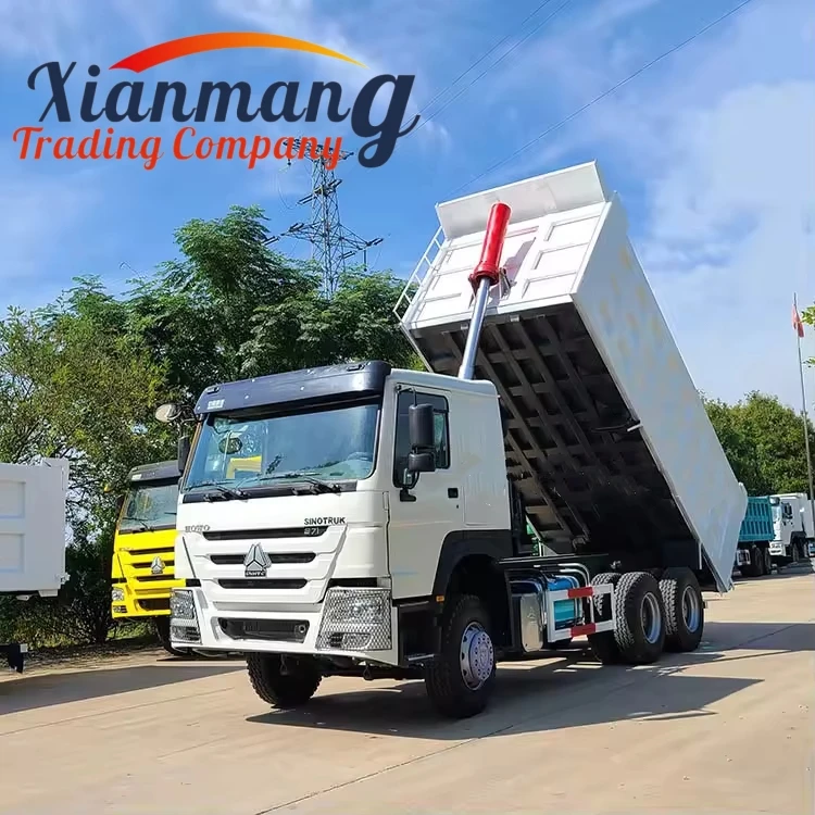 Most popular Howo tipper truck  6x4 10 Wheel tires 30 ton  dumper truck for Mining transportation used dump trucks