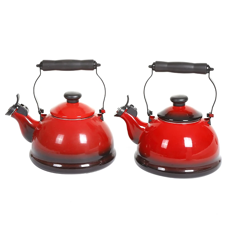 New Design Cast Iron Enamel Warmer Teapot Water Kettle Whistling Kettle With Great Price
